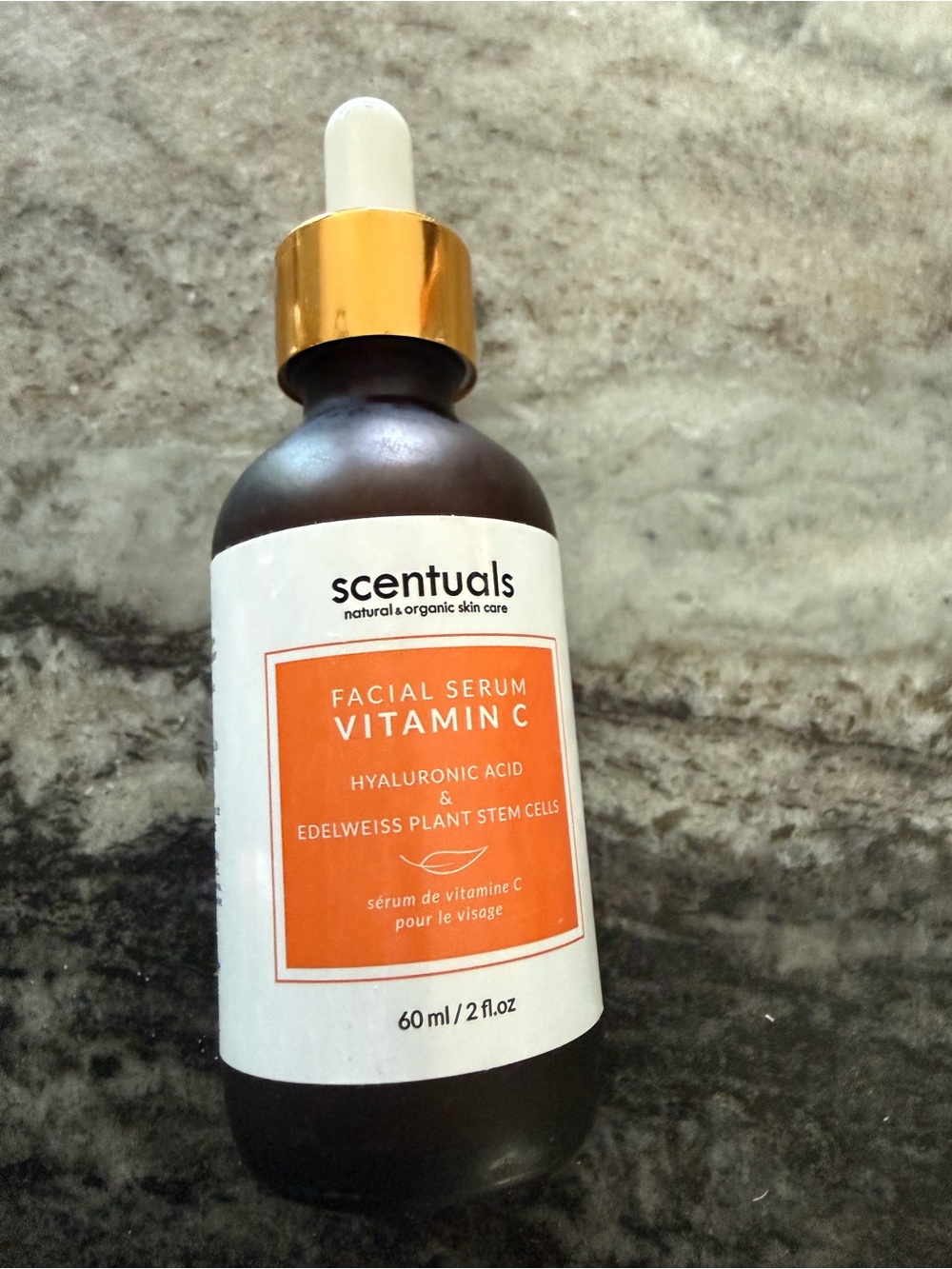 Scentuals Vitamin C Facial Serum - 60ml - Gold/Black Dropper - Picture 2 of 4